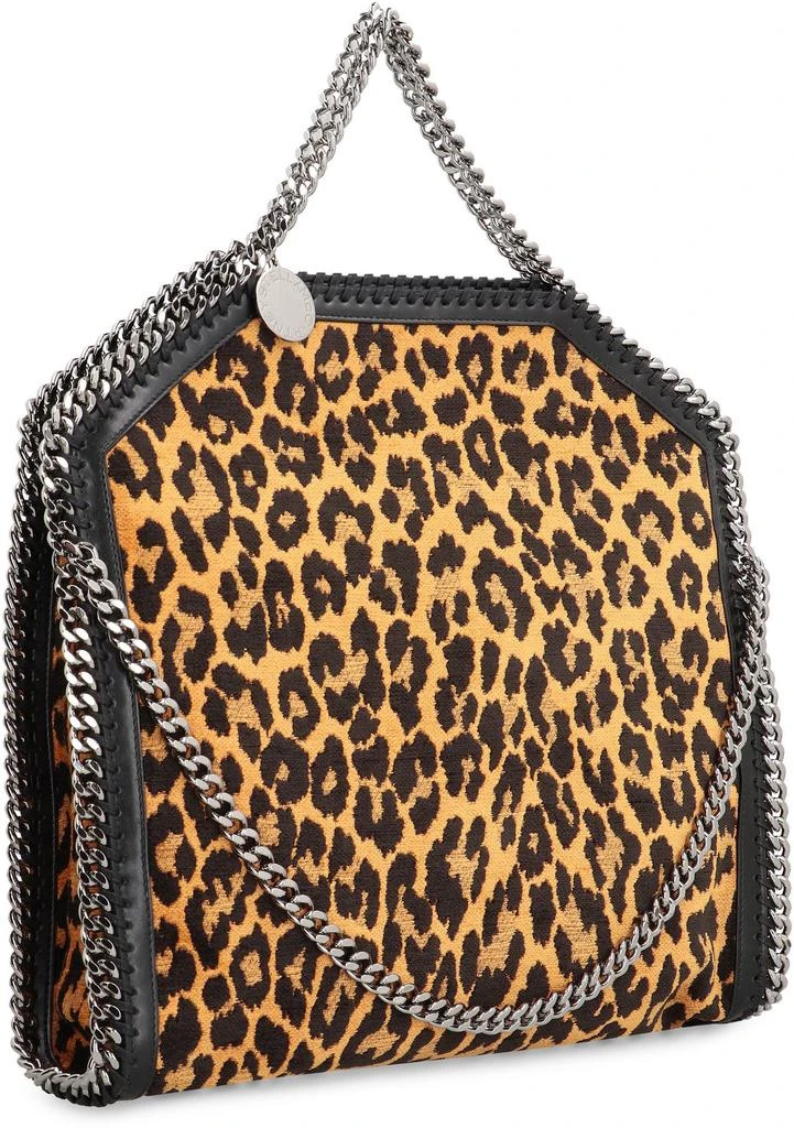 Stella McCartney Stella McCartney Falabella Leopard Printed Fold-Over Tote Bag 3