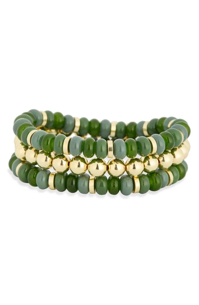 Leith Set of 3 Beaded Stretch Bracelets 2