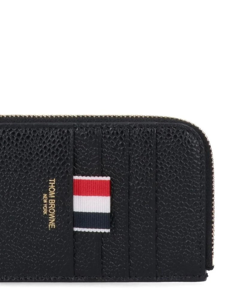 Thom Browne Logo Zip Wallet – Black 3