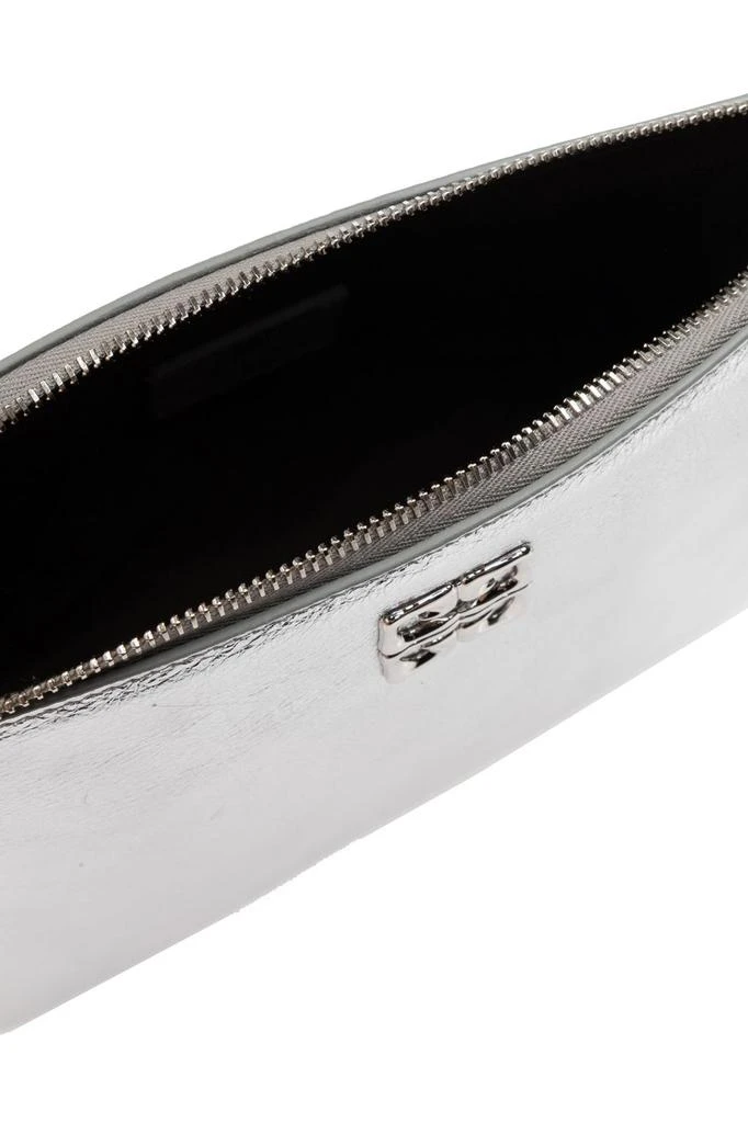 Givenchy Givenchy Liquid Logo Plaque Metallic Clutch Bag 4