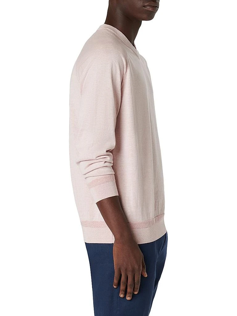 BUGATCHI Cotton-Silk V-Neck Sweater 4