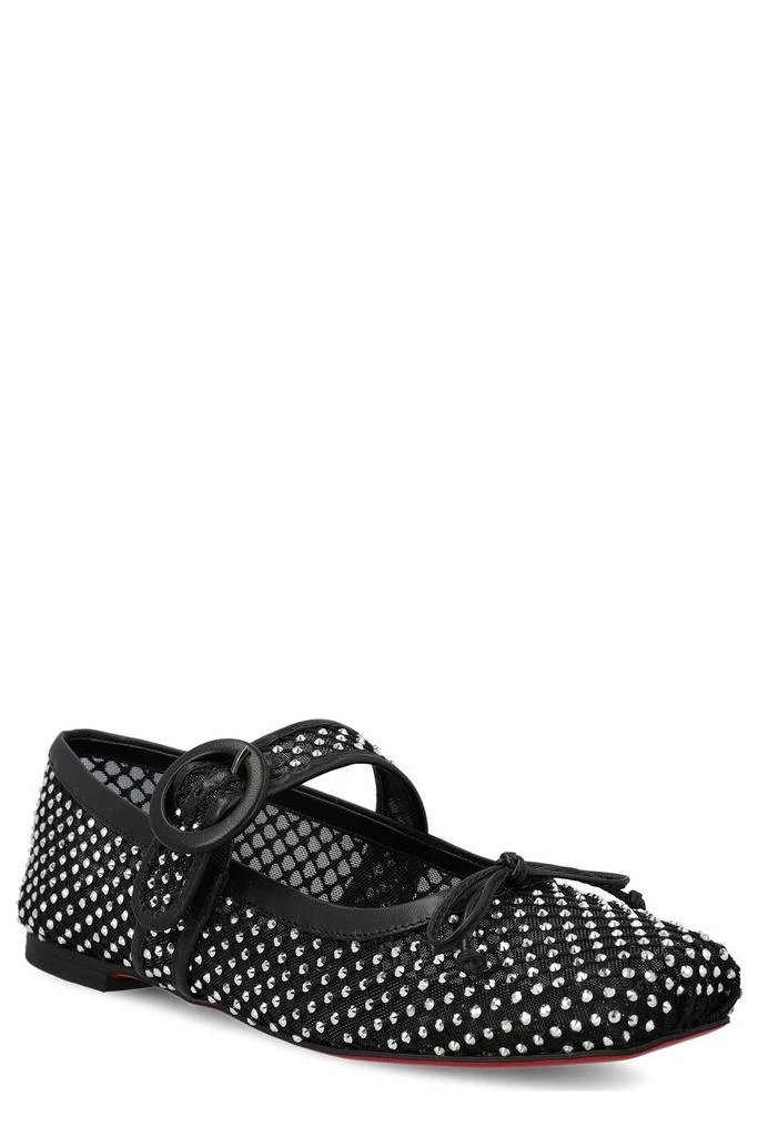 Christian Louboutin Christian Louboutin Mamastrapitina Bow Detailed Flat Shoes 2
