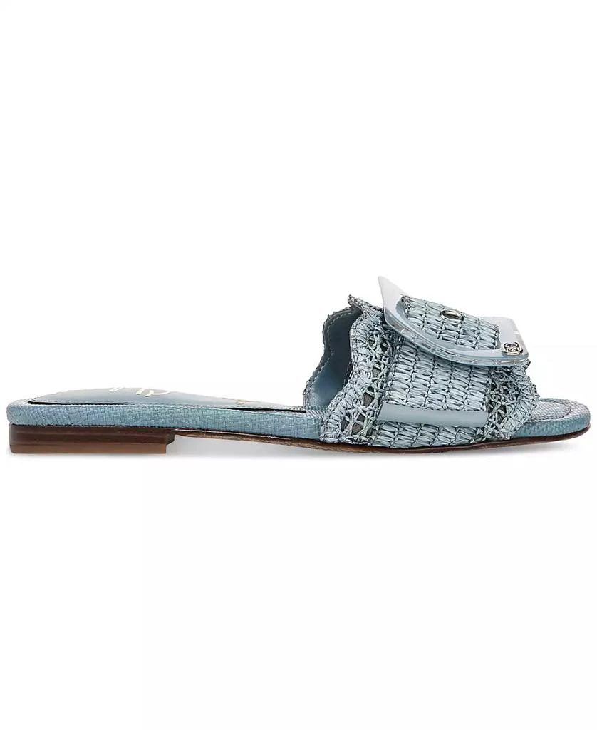 Sam Edelman Women's Bambi Raffia Buckle Slide Sandals 2