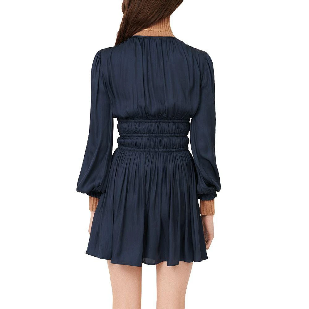 Maje Riane Satin Mini Dress 2