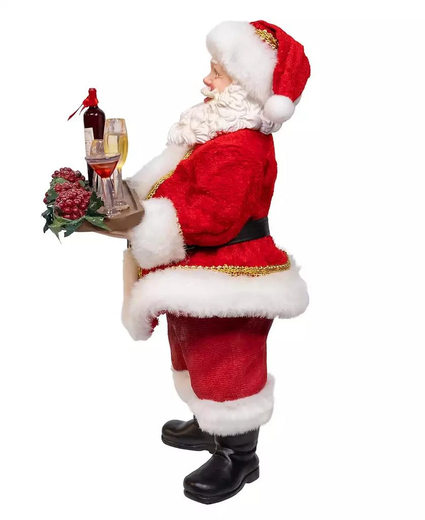 Kurt Adler 10.5" Fabriché Wine Santa 4
