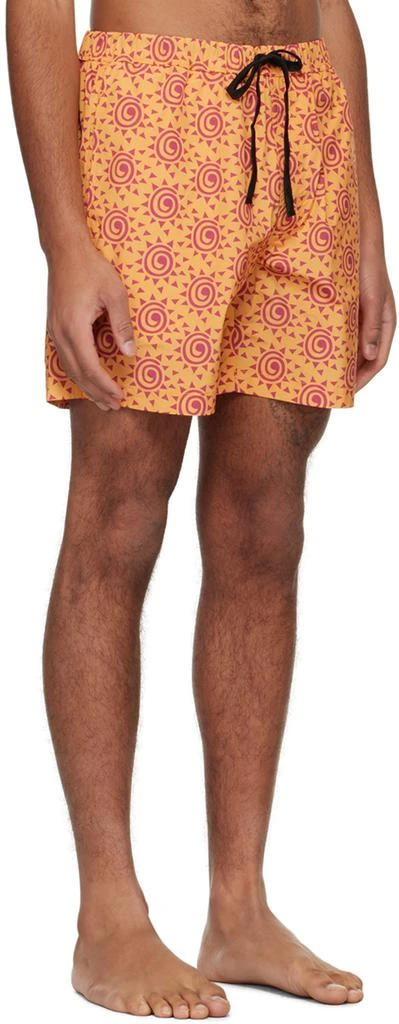 Double Rainbouu Orange 'The Sun' Swim Shorts 2