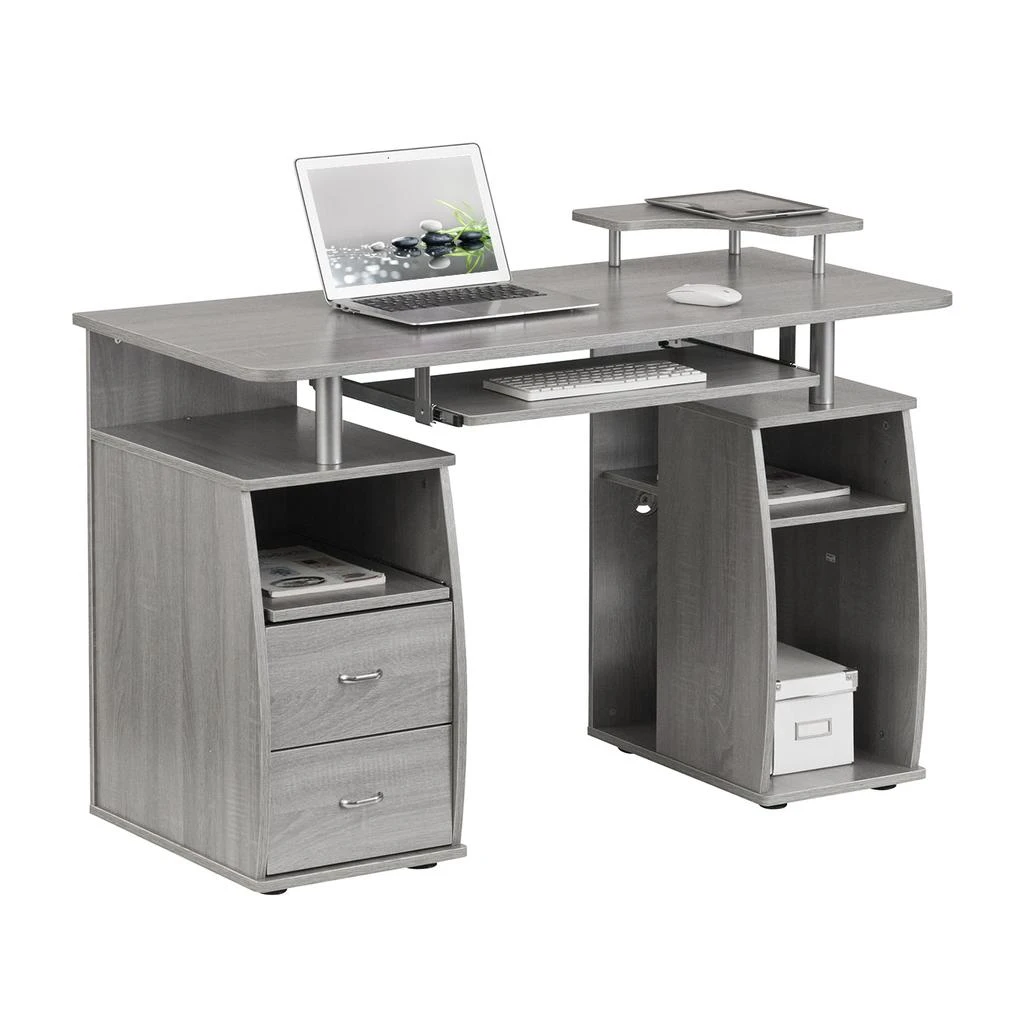 Streamdale Furniture Streamdale Complete Computer Workstation Desk With Storage 2