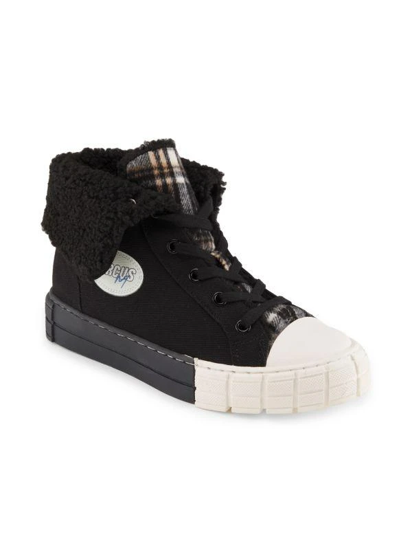 Circus NY by Sam Edelman Sophi 25MM Faux Shearling High Top Sneakers 2