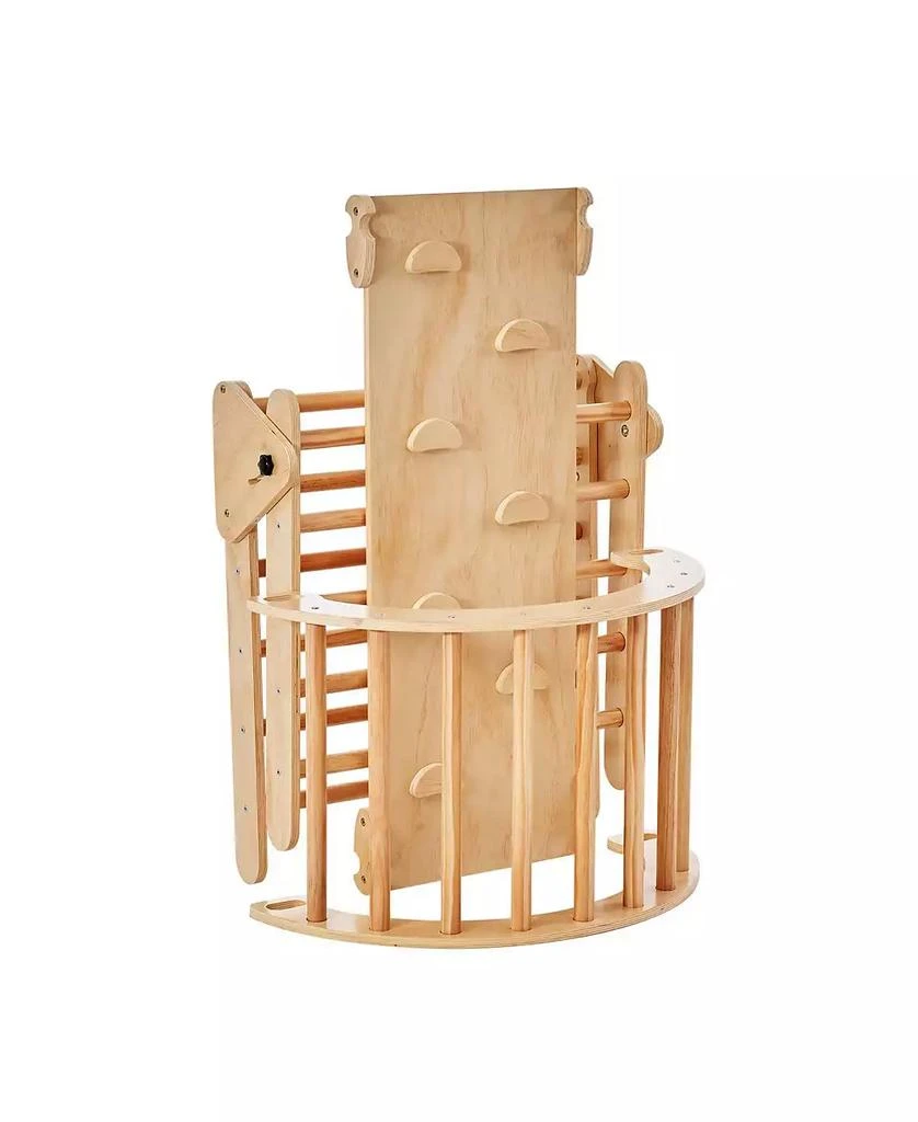 SUGIFT 5-in-1 Pikler Triangle Climber with Ramp 
Arch 6