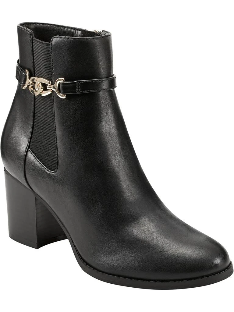 Bandolino Womens Faux leather Side Zip Ankle Boots 1