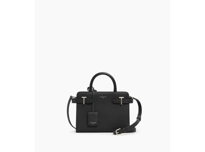 le tanneur Petit sac à main Emilie en cuir signature T