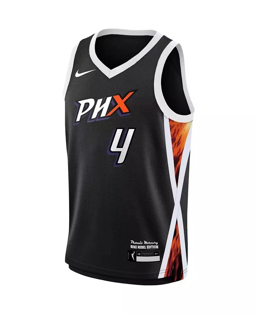 NIKE Big Boys and Girls Skylar Diggins-Smith Black Phoenix Mercury 2021 Rebel Edition Victory Player Jersey 3