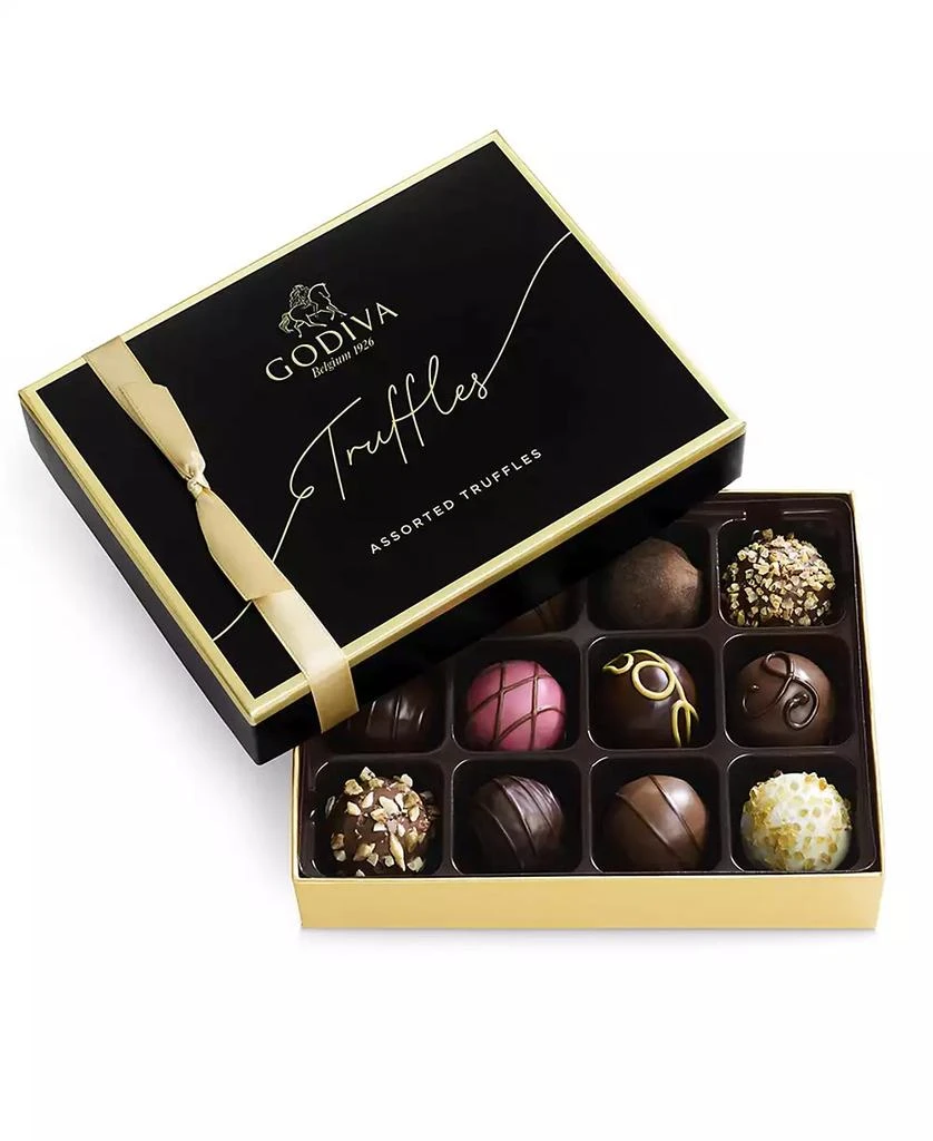 Godiva Signature Truffles Assorted Chocolate Gift Box 12 Piece 1