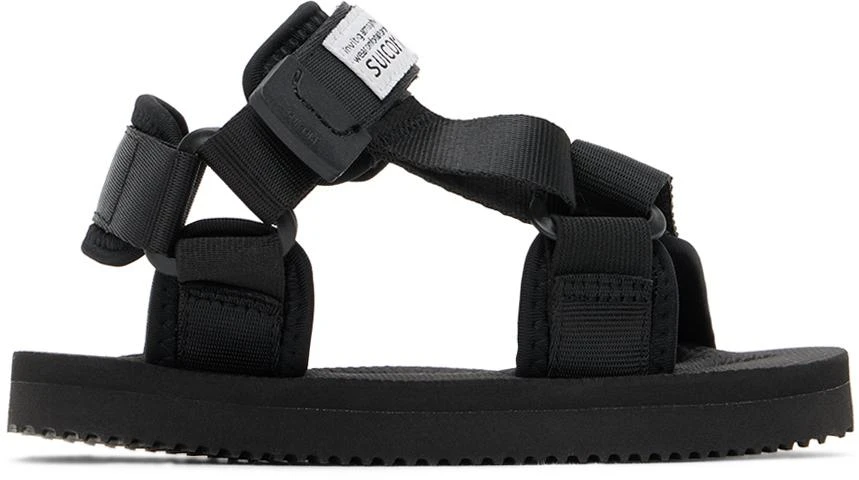 Suicoke Kids Black DEPA-2 Sandals 1
