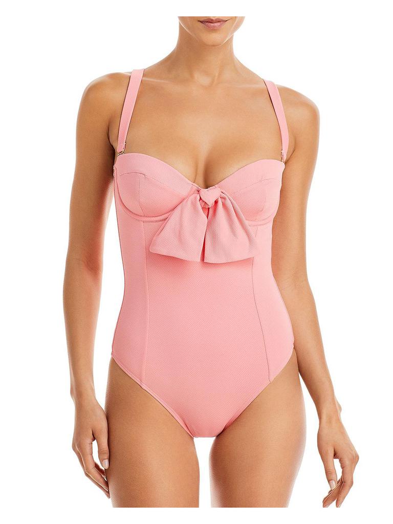 Alexandra Miro Clara Womens Underwire Strapless One-Piece Swimsuit