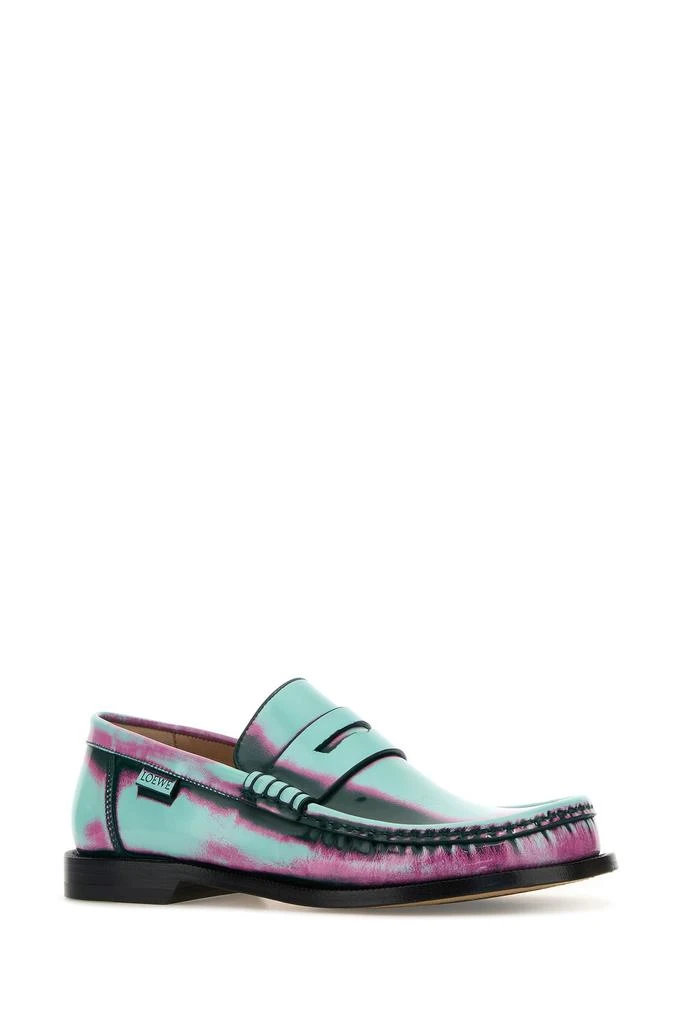 Loewe Multicolor leather Campo loafers 2