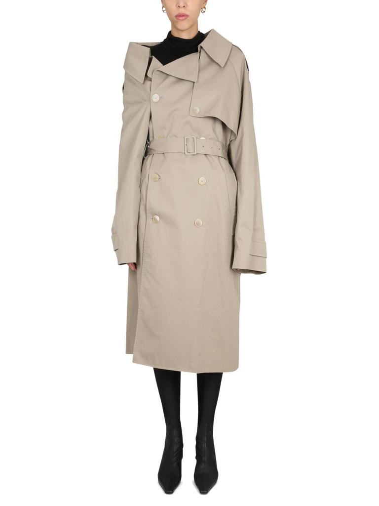 コート BALENCIAGA Check lining oversize trench coat Balenciaga Balenciaga Check Lining Oversize Trench Coat