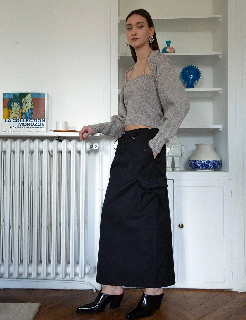 Pixie Market Parachute Pocket Maxi Skirt 1