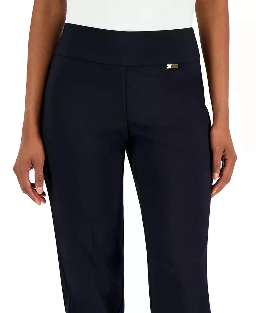 INC International Women's Tummy-Control Pull-On Straight-Leg Pants, Created for Macy's 4