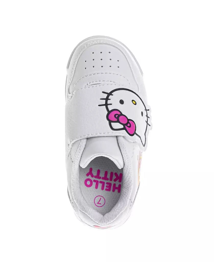 Hello Kitty Toddler and Little Girls Hook and Loop Casual Sneakers 6