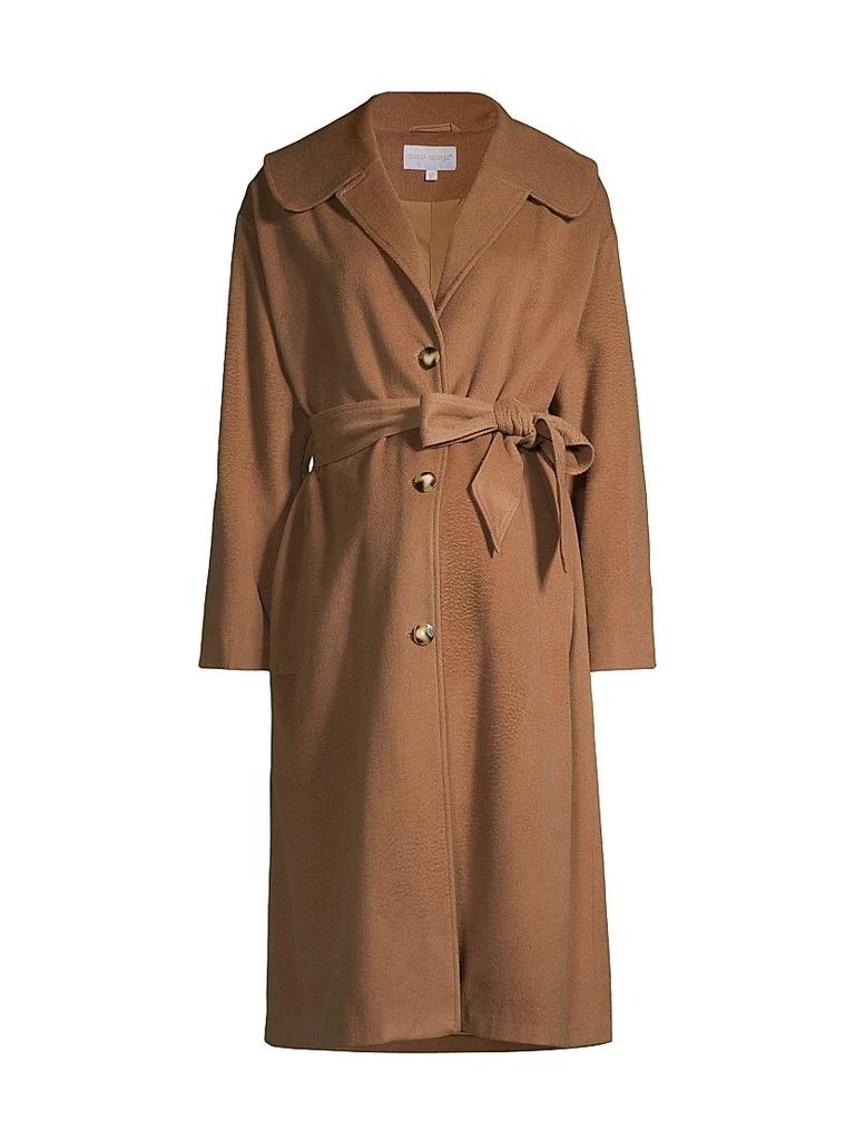 Emilia George Eugene Wool Tie-Waist Maternity Coat 1