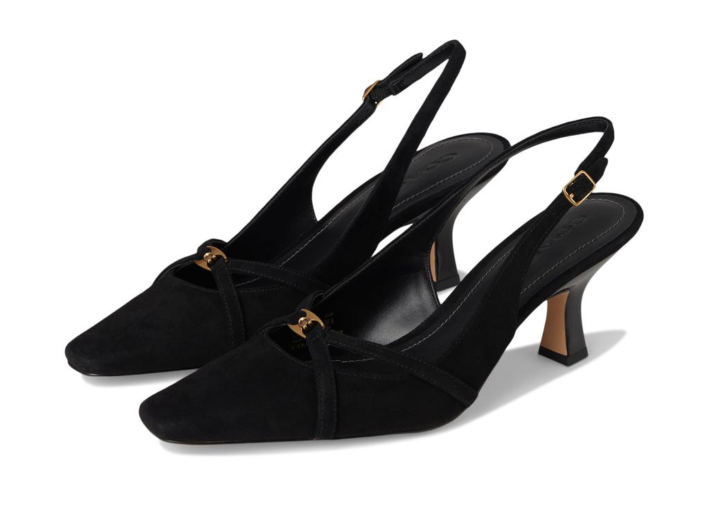 Coach Rowyn Leather Slingback - High Heels - Free Shipping