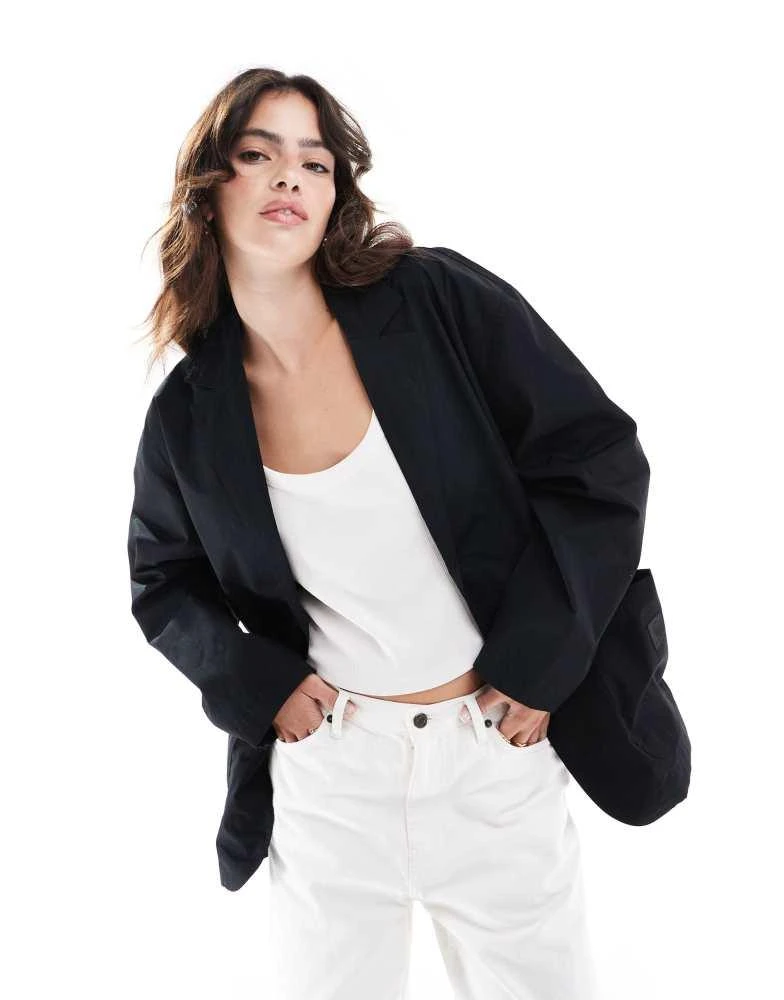 Carhartt WIP Carhartt WIP franky relaxed fit blazer in black 1