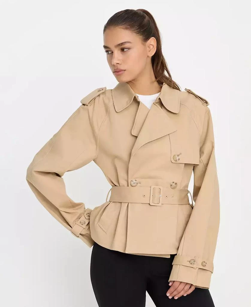 Good American Women
s Cropped Trench Jacket