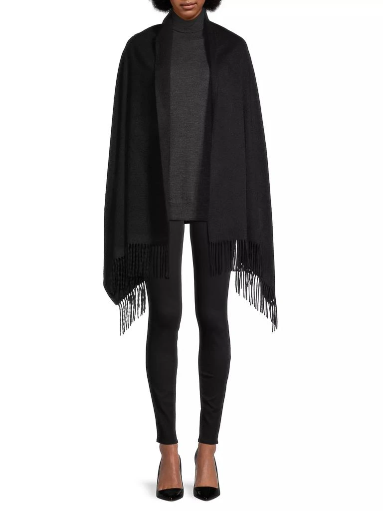 Sofia Cashmere Fringed Cashmere Wrap 1