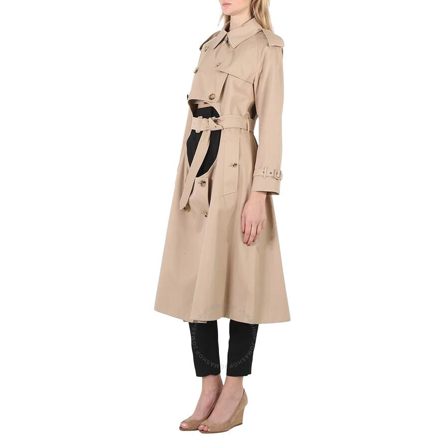 Burberry Cotton Gabardine Step-through Double-breasted Trench Coat 2