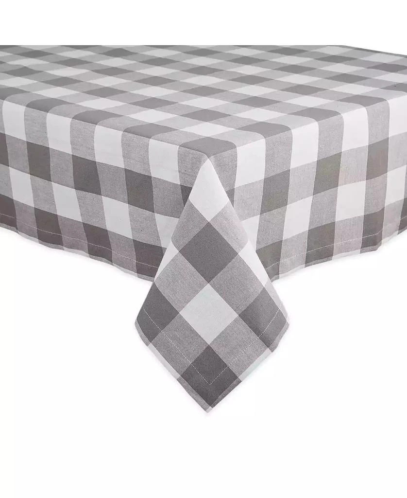 Design Imports Buffalo Check Tablecloth, 60" x 120" 7