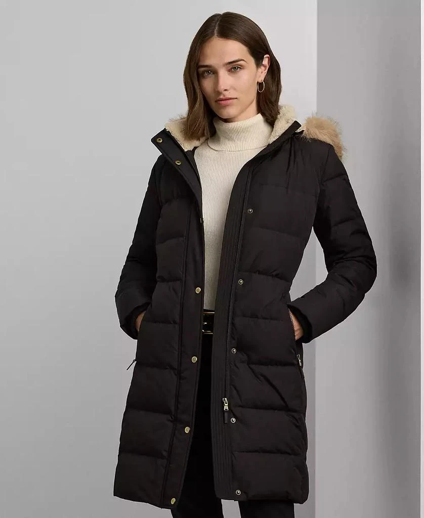 Lauren Ralph Lauren Women's Faux-Fur Hooded Puffer Coat 5