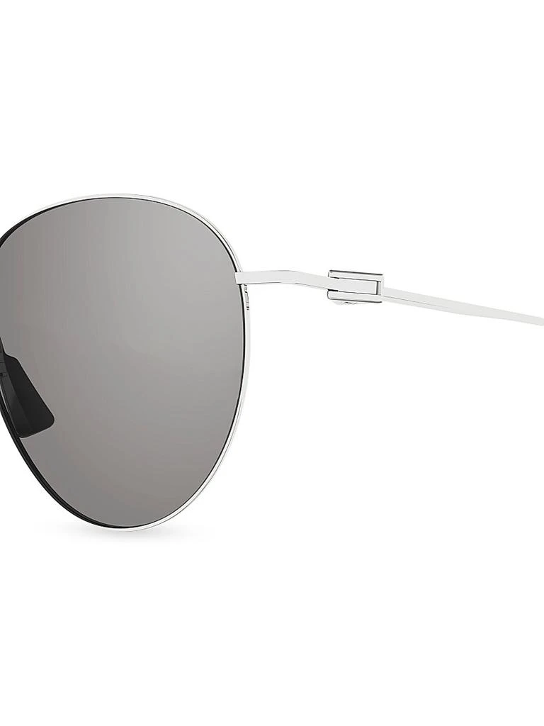 Bottega Veneta Thin Triangle 51MM Round Sunglasses 3