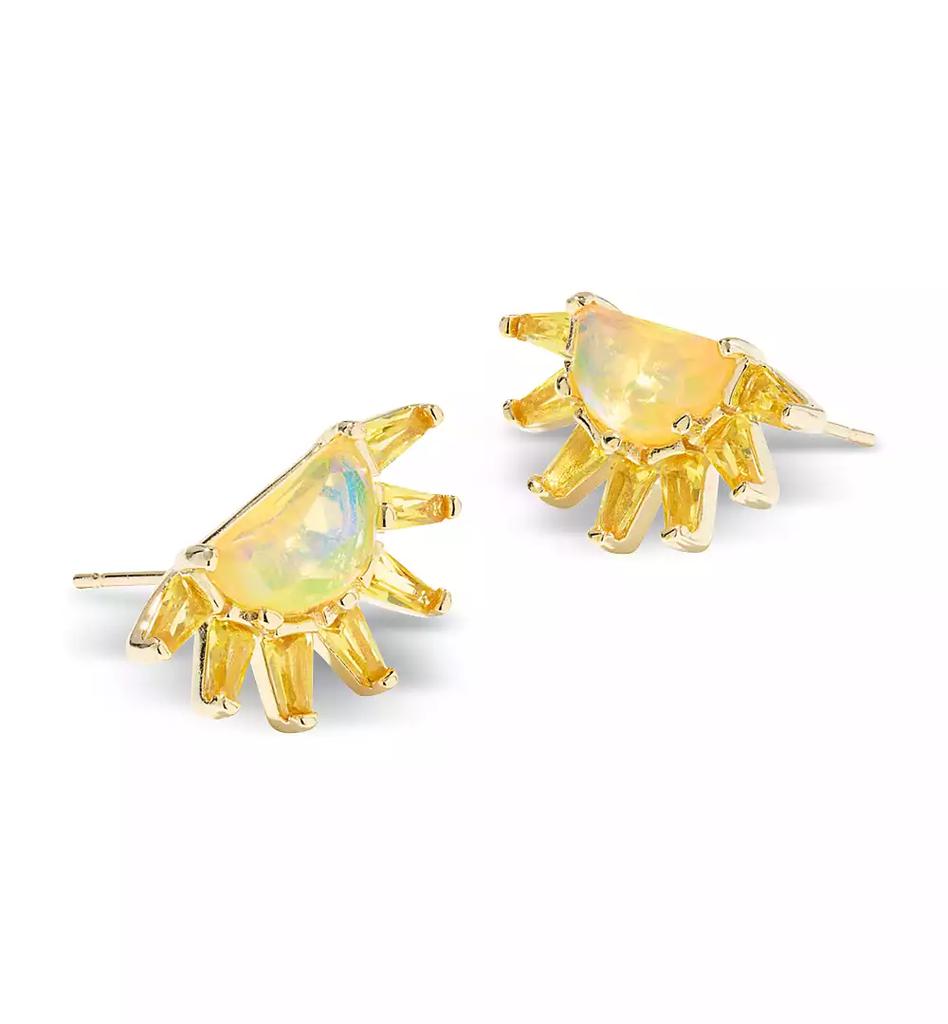 Kendra Scott Gold-Tone Samantha Sun Stud Earrings