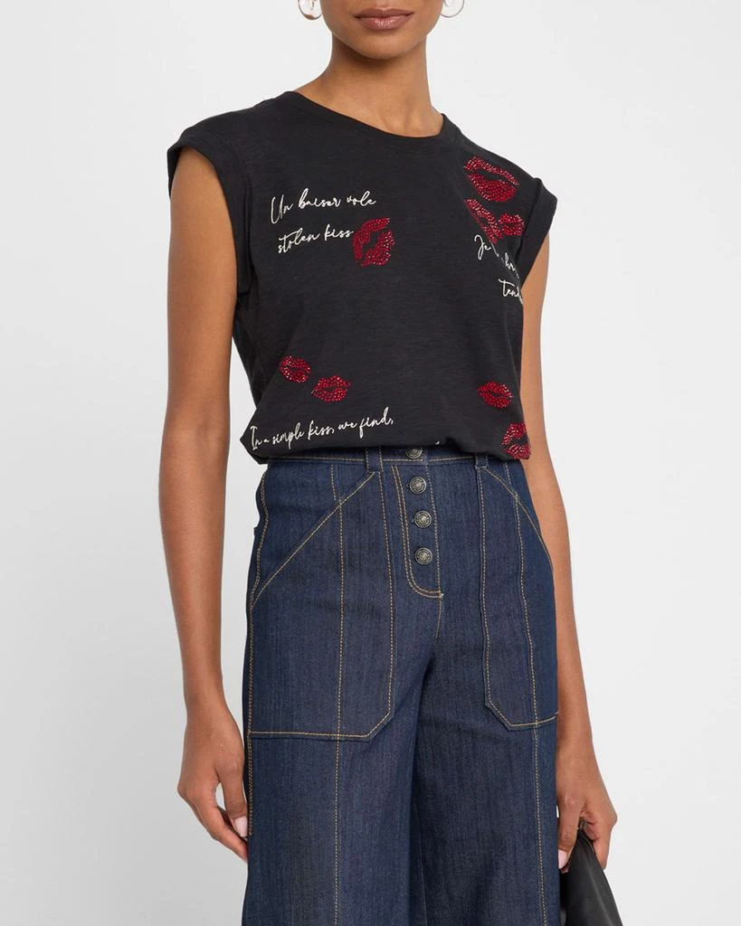 Cinq a Sept Bella Kissing Booth Tee 4