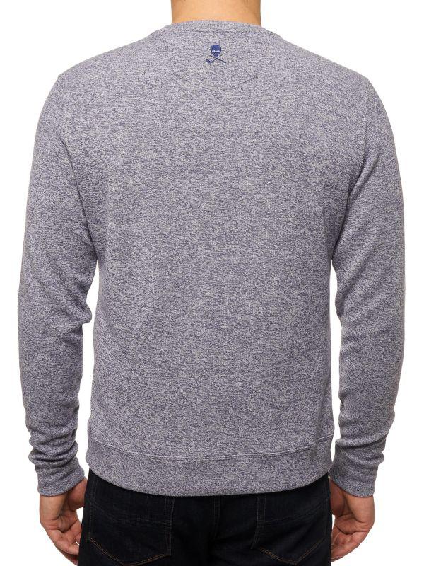 Robert Graham Bassi Double-Knit Crewneck Sweatshirt