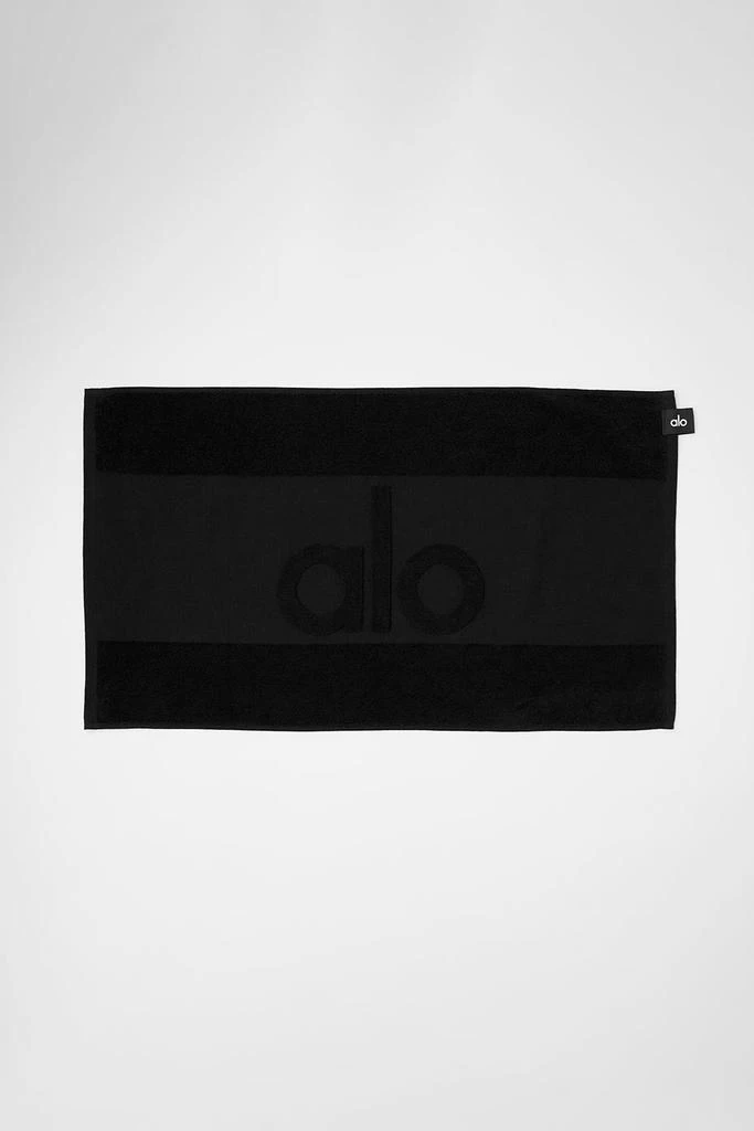 Alo Keep It Cool Gym Towel - Black 1