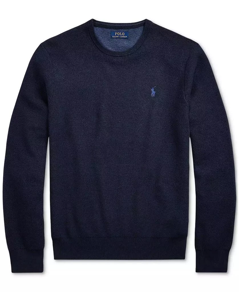 Ralph Lauren Men's Textured Cotton Crewneck Sweater 5