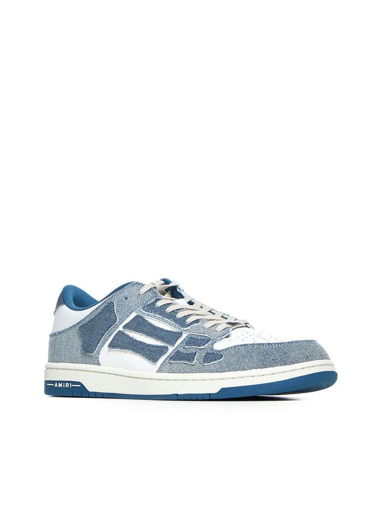 AMIRI Ami Paris Ri White And Denim Sneakers 2