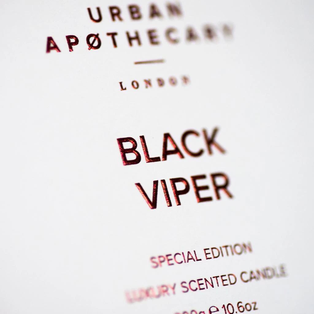 Urban Apothecary Black Viper Luxury Candle 300g 3