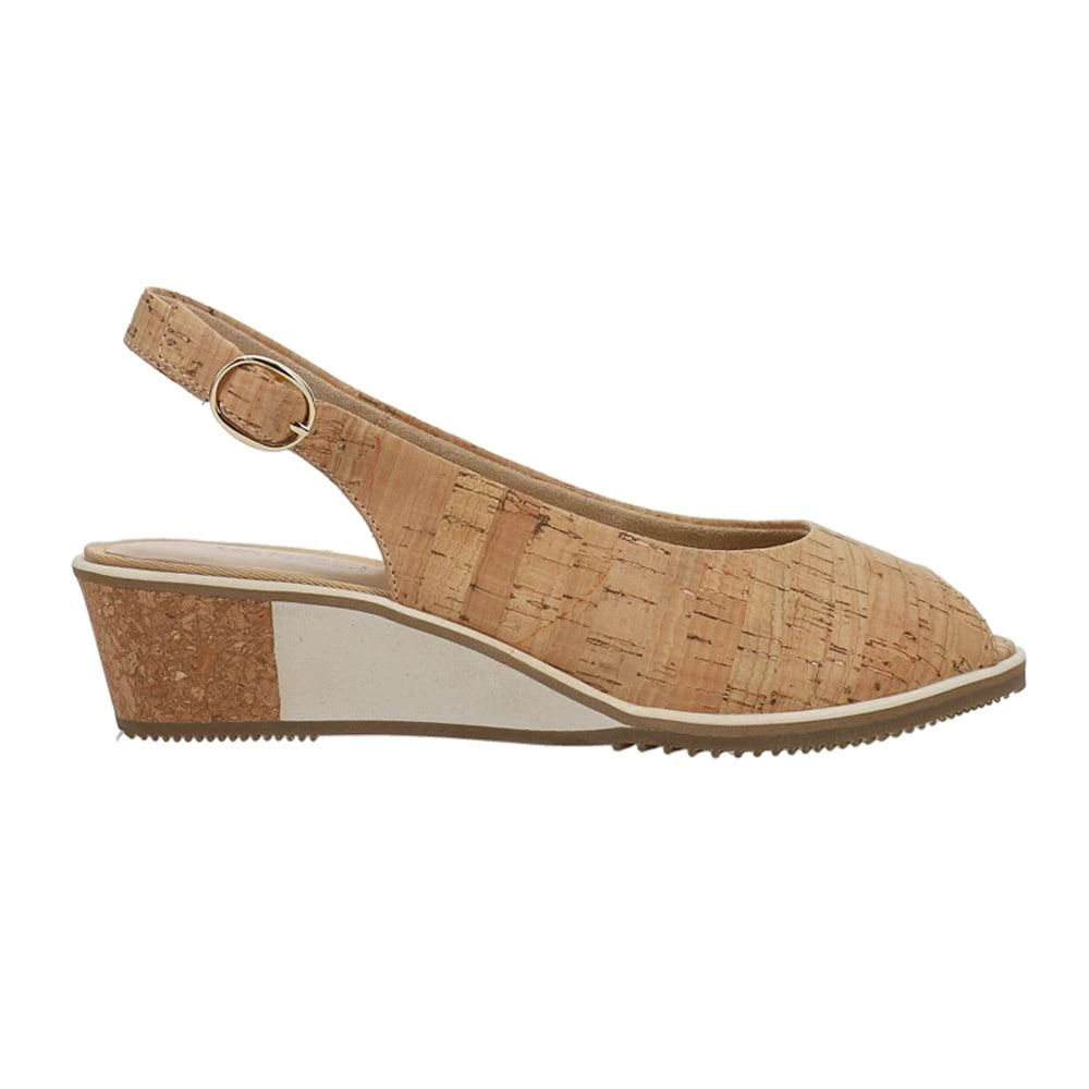 Vaneli Baise Wedge Slingback Peep Toe Sandals 1