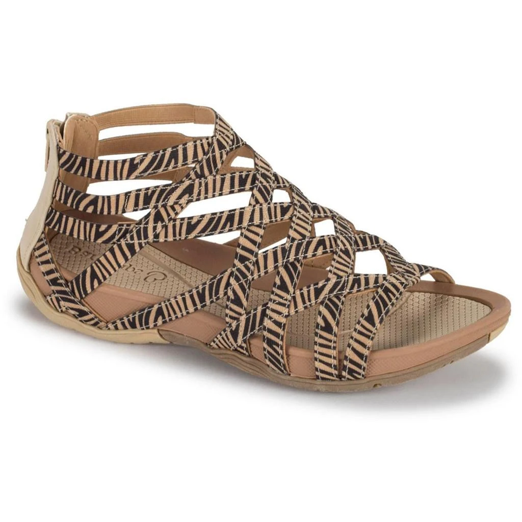 Baretraps Samina Womens Criss Cross Stretch Gladiator Sandals 9