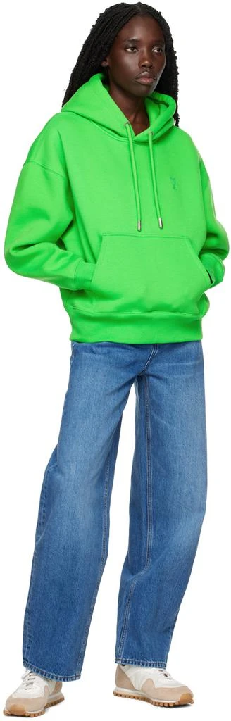 AMI Green Ami de Cœur Hoodie 4