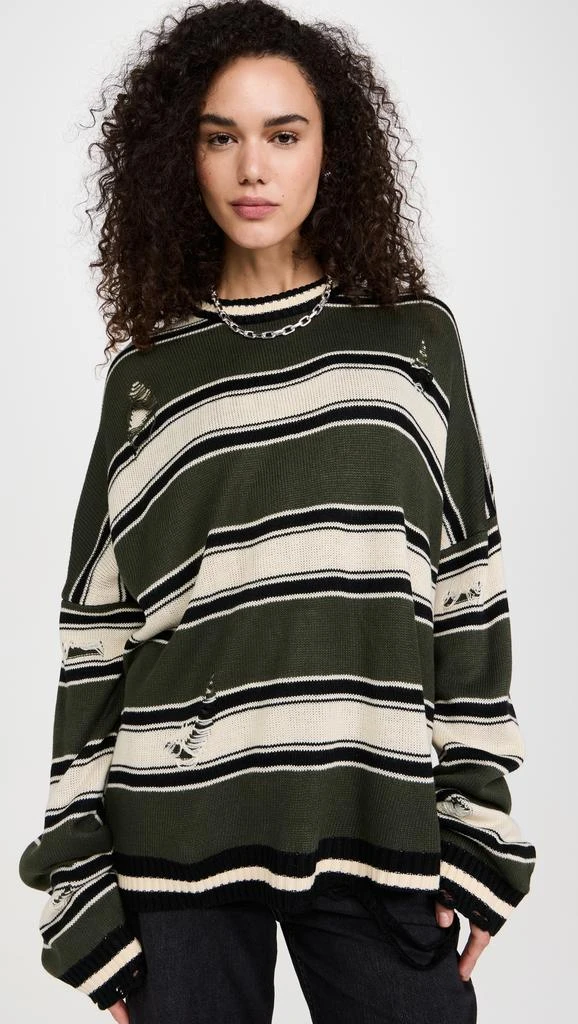 Ragged Priest In Line Knit Sweater 6