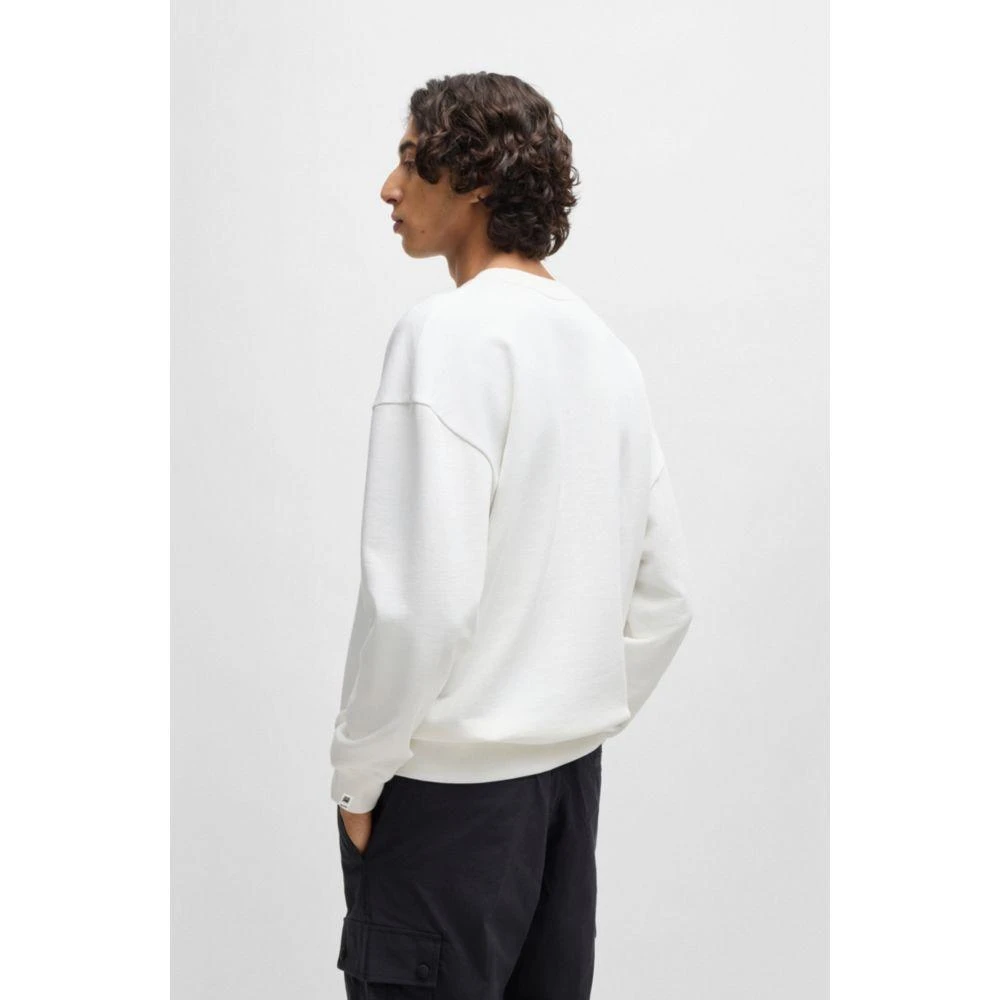 Hugo Boss x RB cotton-terry sweatshirt with carbon stealth logo 4