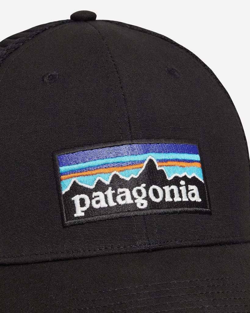 Patagonia P-6 Logo Lopro Trucker Hat Black 6