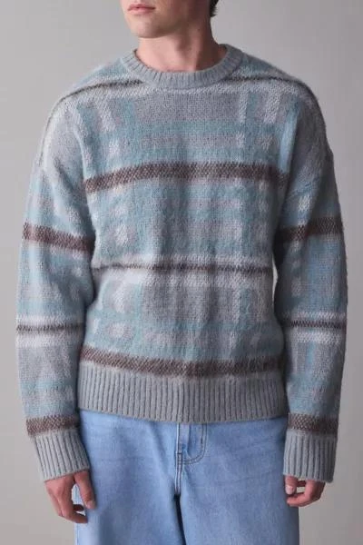 The Ragged Priest The Ragged Priest Dial Patterned Crew Neck Sweater 1