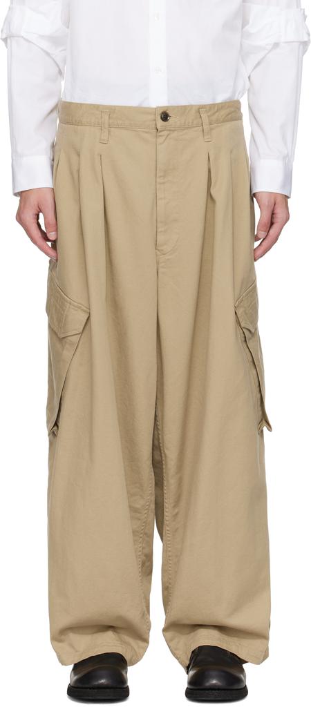 パンツ yohji yamamoto BS 12tucks cargo pants 3 Beige BS Katsuragi 12Tuck Work Cargo Pants – On Sale Now with Up
