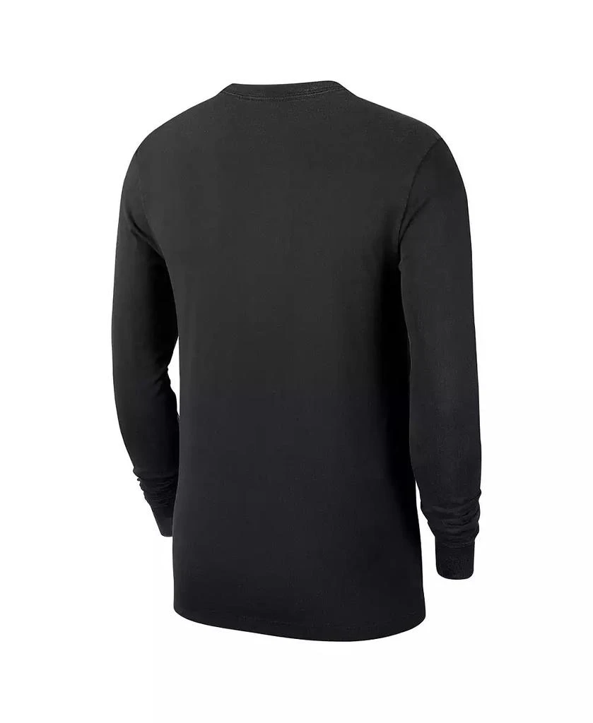 Jordan Men's Black Charlotte Hornets Authentic Long Sleeve Practice T-Shirt 3