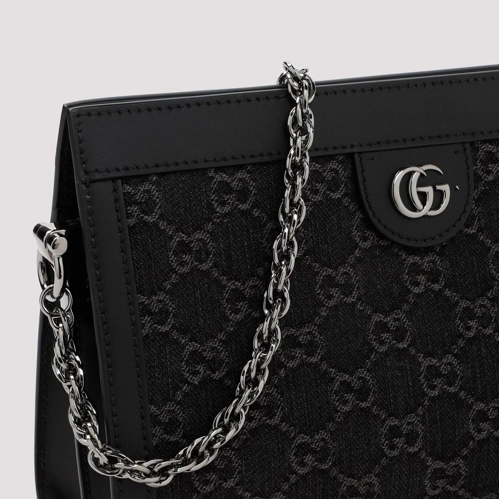 Gucci OPHIDIA SMALL SHOULDER BAG BLACK/GREY 4